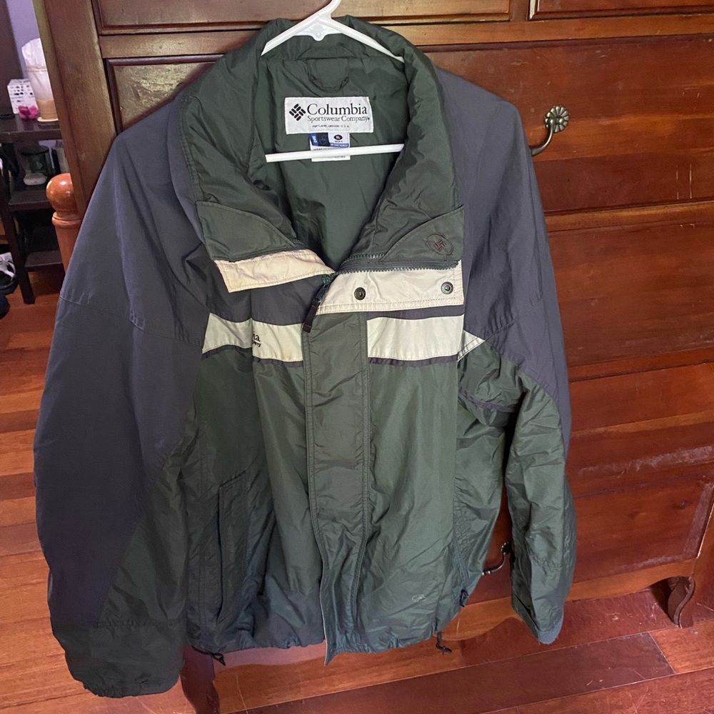 Columbia Green and Blue Grey Jacket